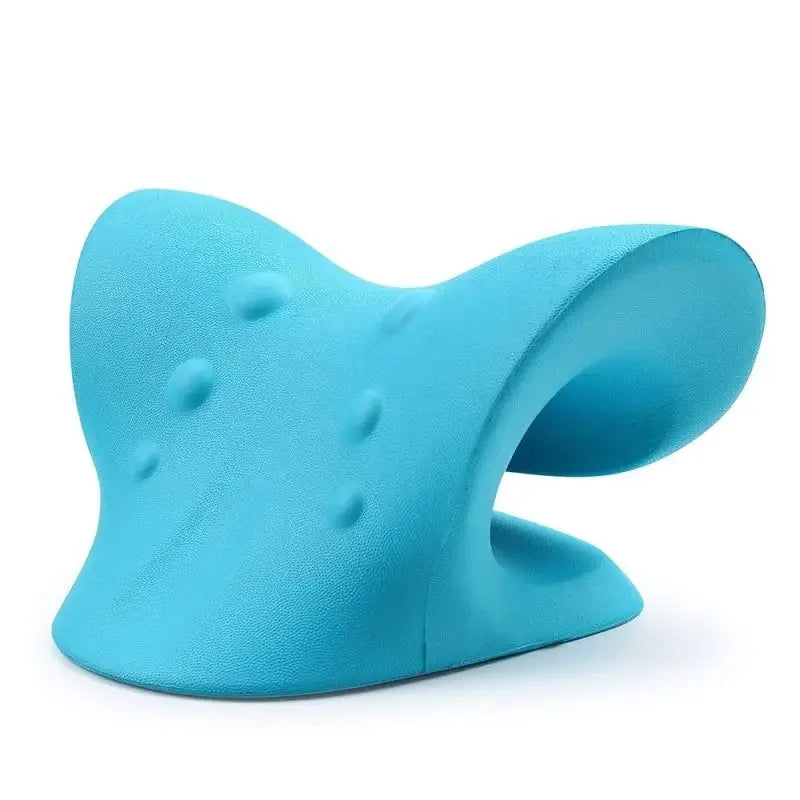 Neck Shoulder Stretcher Relaxer Cervical Chiropractic Traction Device Massage Pillow for Cervical Spine Alignment Massage Tools