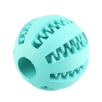 Dog Ball Toys for Small Dogs Interactive Elasticity Puppy Chew Toy Tooth Cleaning Rubber Food Ball Toy Pet Stuff Accessories